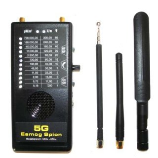 5G- Esmog Spion, Breitbandempfänger 50Hz - 8GHz