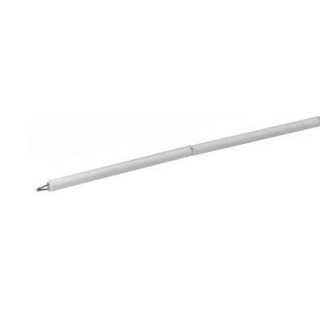 Hochtemperatur- Thermoelement mit Keramik- Isolierröhrchen, max. +1700°C, Typ R mit 1,5m Ausgleichsleitung und Stecker