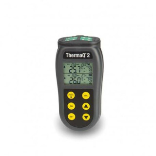 ThermaQ 2, 4-Kanal- Thermometer für Typ K- Thermoelemente