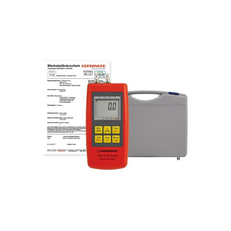 GMH 316113WPD5, Digital Manometer, 100 to +2000 mbar PSE Priggen