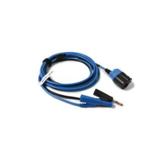 PicoBNC+  Premium- Messleitung mit permanenter Masse blau/3m