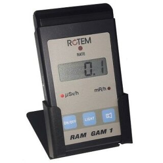 RAM GAM-1, Gamma Radiation Survey Meter, 0.1µSv/h to 40mSv/h