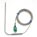 Penetration Oven Probe, Stainless Steel Braided, -50 to...