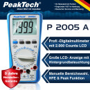 PeakTech 2005A, Digital Multimeter, 3 1/2 Digits