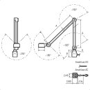 CENALED SPOT AC, Gelenkarm- LED- Maschinenleuchte