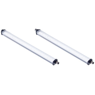 LEANLED II,  LED- Maschinen- Aufbauleuchte, 5200K-5700K, IP54  760mm/klar/kaskadierbar