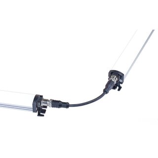 LEANLED II,  LED- Maschinen- Aufbauleuchte, 5200K-5700K, IP54  180mm/wei/kaskadierbar
