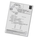 UKAS 3-Punkte- Kalibrierzertifikat, Option für neue...