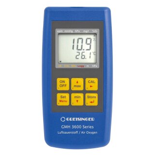 GMH 3695, Air Oxygen Meter without Sensor, with...