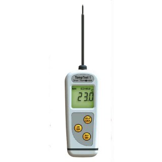 TempTest1 Smart- Thermometer mit rotierender Anzeige und integrierter Sonde