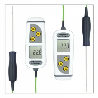 TempTest2 Smart Thermometer with Permanently Attached Hand Held probe