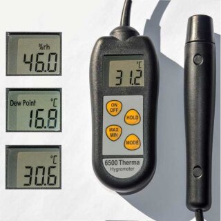 Therma- Hygrometer mit ext. Sensor, Modell 6500