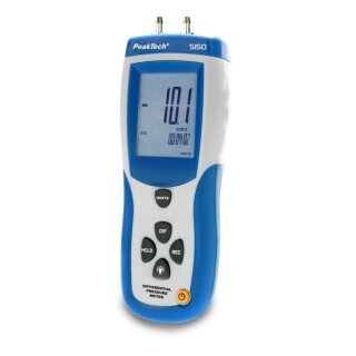 PeakTech 5150, Differential Pressure Meter with USB, -344 mbar to +344 mbar