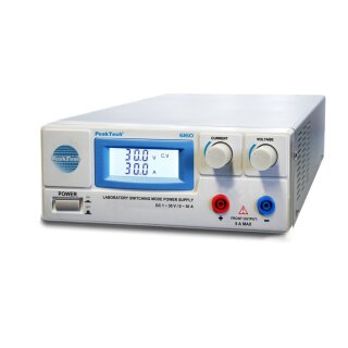PeakTech 6160, Laboratory Switching Mode Power Supply, 1-30V DC / 0-30A