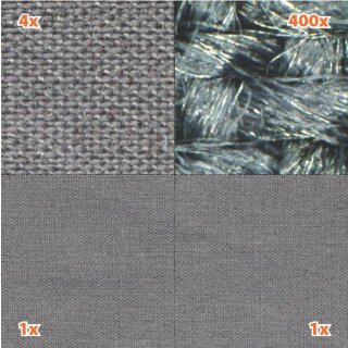 Steel-Gray, HF+NF- Abschirmstoff, 35dB, Breite: 1,50m