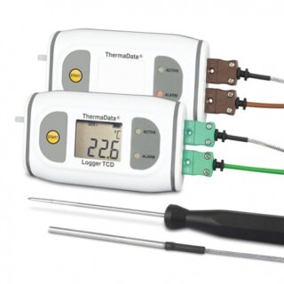 Hochtemperatur- ThermaData Datenlogger für 2 Thermoelemente