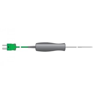 Thermoelement- Einstechfhler, Typ K, kleiner Handgriff,  -75 bis +250C