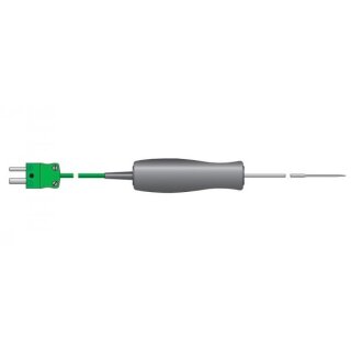 Thermoelement- Einstechfühler, Typ K, kleiner Handgriff,  -75 bis +250°C