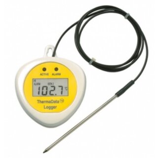 TDF ThermaData, Datenlogger, LCD- Anzeige, 1 externe fest angeschlossene Temperatursonde