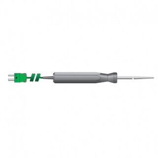 Penetration Probe, Type K, 300mm, Coiled Cord,  -75 to +250°C