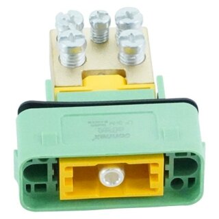 CP-PMB, Connex cPot Surface Mount Plug, PE Screw Terminal Block, 2x35/1x25mm²