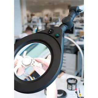 LENSLED II, Magnifier Lamp with Articulated Arm, Dimmable, 5,200K - 5,700K