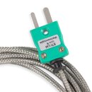 High Temperature Fibreglass Wire Probe, Type K Thermocouple, -60 to +600&deg;C