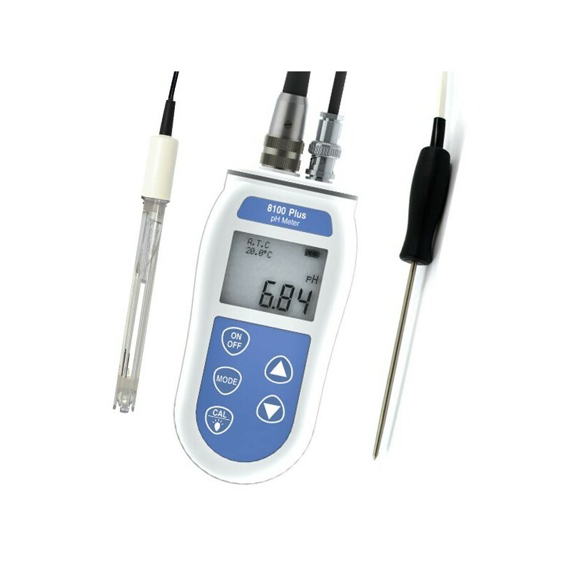 Modell 8100 Plus, pH- & Temperaturmessgeräte- Set - PSE - Priggen Spe