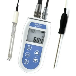 Model 8100 Plus, pH & Temperature Meter Kit