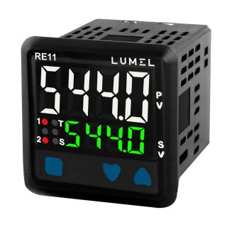 RE11, Temperature Controller with LED Dual Display, 2 Outputs