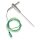 T- förmige Ofensonde, Edelstahl, Thermoelement Typ K, -75 bis +250°C