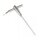 T- förmige Ofensonde, Edelstahl, Thermoelement Typ K, -75 bis +250°C