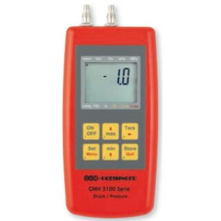 GMH 3161-07, Digital Fine Manometer for Over/Under and Difference Pressure, -10.0 to +350.0 mbar