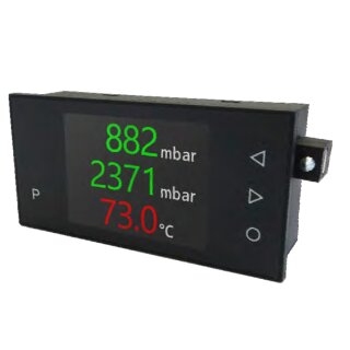 TFT1-13, 3-fach- TFT- Anzeige fr Schalttafeleinbau, 96x48mm 24VDC, galvan. getrennt