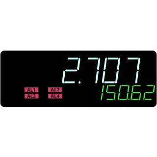 N32P, Programmierbares Einbaumessgert fr 1-Phasen- Netzparameter, 96 x 48mm 85-253VAC, 90-300VDC / 1 Relaisausgang, RS-485