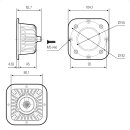 CENALED SPOT Einbau DC, LED- Einbauleuchte für Maschinen