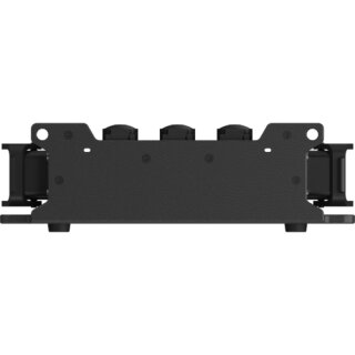 CONTRIK Multicore Distributor Easylen® MUR; 1xHarting E 16-pinl to 6x Schuko Hinged Cover