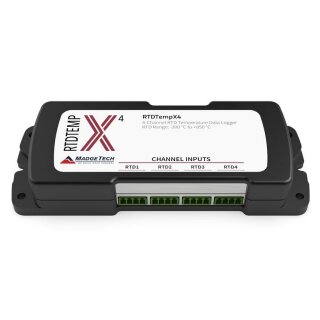MadgeTech, RTDTempX, Mehrkanal- Temperatur- Datenlogger für Pt100- Sensoren