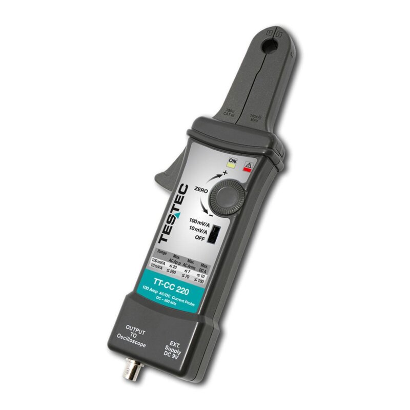 Testec TESTEC TT-CC 220, Current Clamp Adapter, 10 or 100A AC/DC - PSE - Pri ...