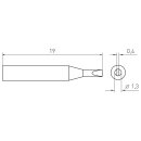 Weller Soldering Tip RTM Series, Chisel Shape, RTM 013...