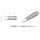 JBC Soldering Tip Series C245 Chisel Shape, C245061/3.0 x 1.0mm, Straight