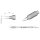 JBC Soldering Tip Series C245 Chisel Shape, C245768/1.5 x 0.3mm, Straight