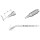 JBC Soldering Tip Series C250, Chisel Shape, C250407/1.2 x 0.7mm, Straight