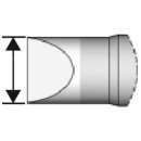 JBC L&ouml;tspitze Serie C470, Mei&szlig;elform, C470004/7,5 x 1,5mm, gerade