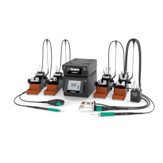 JBC 4-Kanal- Reparaturstation DMPSE-2QB, mit abgewinkeltem Entlötkolben DT530