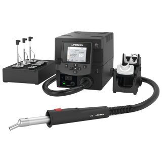 JBC Hochleistungs- Heißluftstation JTSE-2B, mit Abziehständer und Zubehör