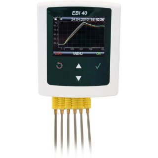 ebro EBI 40 TC-01, 6-Kanal- Datenlogger für Thermoelemente