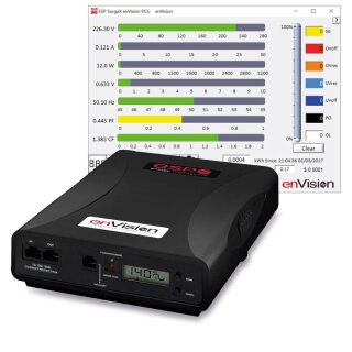 SurgeX "enVision" Netzdiagnosegerät, 16A/240V, 1x IEC C19
