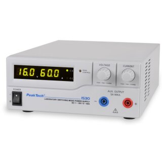 PeakTech 1530, Laboratory Switching Mode Power Supply, 1-16 C/0-60 A DC