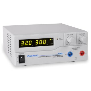 PeakTech 1560, Laboratory Switching Mode Power Supply DC 1-32VDC/0-30A